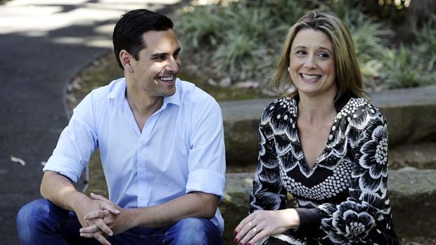 ''A pragmatic decision'' &#8230; Alex Greenwich and Kristina Keneally, who says he would be another voice against Coalition cuts.
