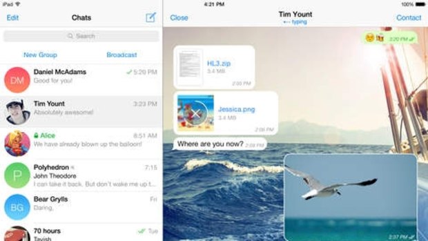 Terrorists are using apps with encryption capabilities, such as Telegram, to communicate.
