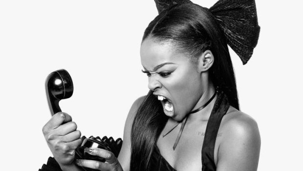 Too far away ... Azealia Banks has attacked Australia's unruly fans and expressed her displeasure with our geography.