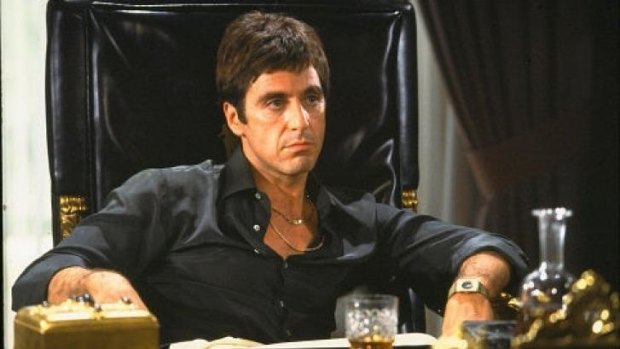 Little friend: Over time the garish, violent Scarface has come to be regarded as a classic.