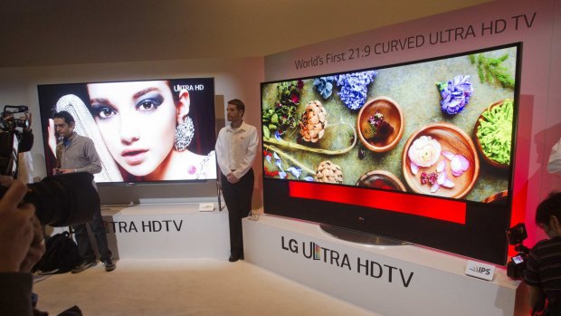 Ultra HD TV was big at the 2014 Consumer Electronics Show in Las Vegas, Nevada, last year.