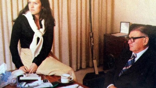 Dynasty: Gina Rinehart with her father Lang Hancock.