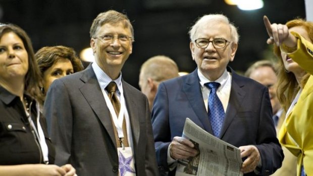 Bill Gates and Warren Buffett in 2012.
