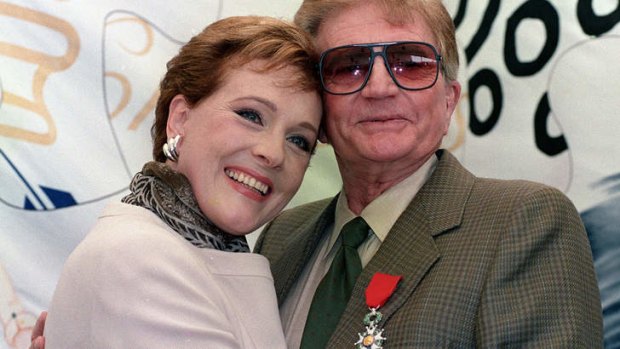 British actress Julie Andrews with her late husband, American film director Blake Edwards in 1992.