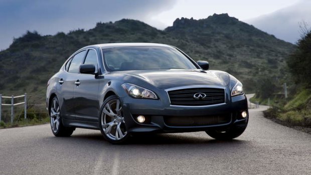 The luxury model Infiniti M is one several Nissan models affected by the sensor recall.