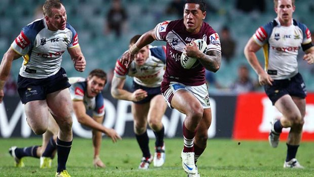 In demand: Manly's Jorge Taufua.