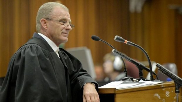 Prosecutor Gerrie Nel in the Pretoria High Court.