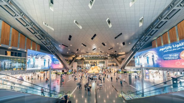 Hamad International Airport in Doha was named the world's best airport in this year's Skytrax awards.