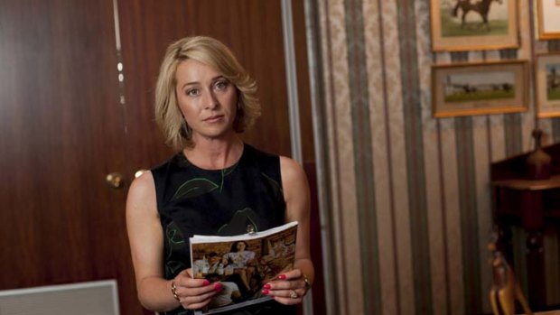 In line for top gong ... Asher Keddie as Ita Buttrose in <i>Paper Giants</i>.