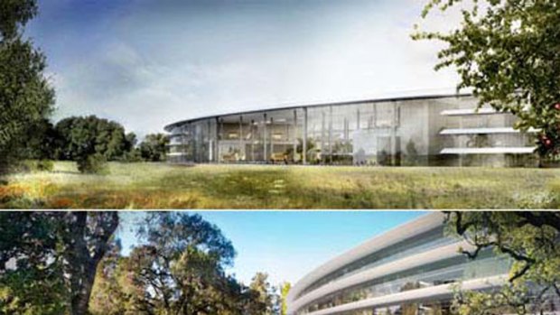 The new building will be made using large panels of glass, like several Apple stores.