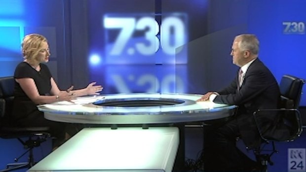 Prime Minister Malcolm Turnbull was accused of hypocrisy following his interview with Leigh Sales on 7.30.