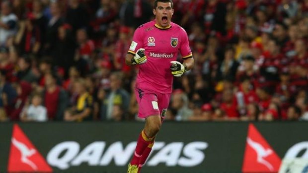 Mat Ryan during his time with the Central Coast Mariners.