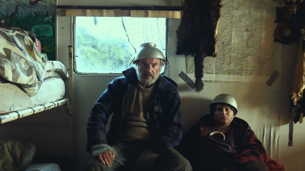 Sam Neill and Julian Dennison in Taika Waititi's new film <i>Hunt for the Wilderpeople</i>.