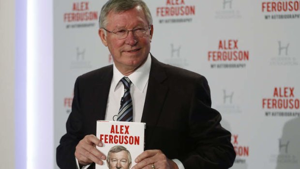 Book launch: Sir Alex Ferguson was critical of some of his former players.