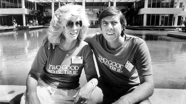 Developer Christopher Skase and his wife, Pixie.