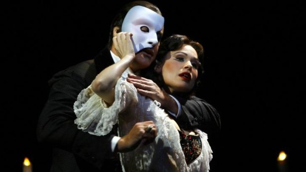 Staying power ... Anthony Warlow  and Ana Marina in a Sydney production of Phantom.