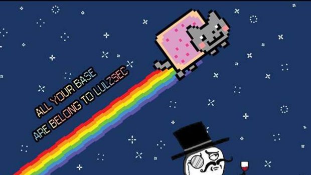 Some of the imagery used by LulzSec online.