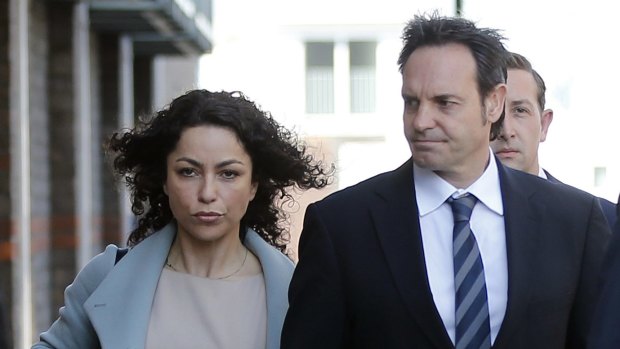 Former Chelsea team doctor Eva Carneiro and her husband Jason De Carteret arrive at the Croydon Employment Tribunal earlier this week.