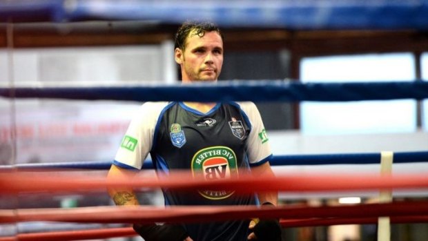 Aiming up: Daniel Geale prepares for his fight against Gennady Golovkin in New York this month.