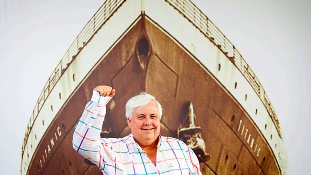 Clive Palmer says his Titanic II project was never about making money.