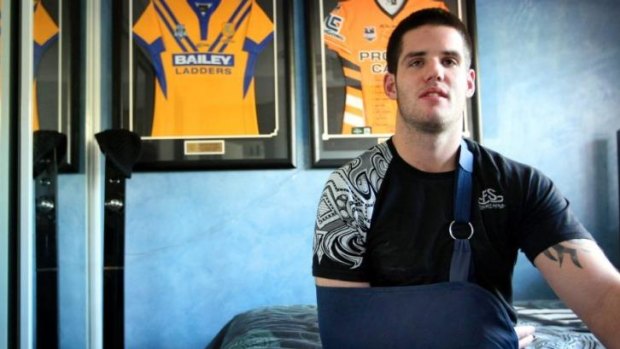 Helping out: The NRL fraternity will be out to help injured player Simon Dwyer.