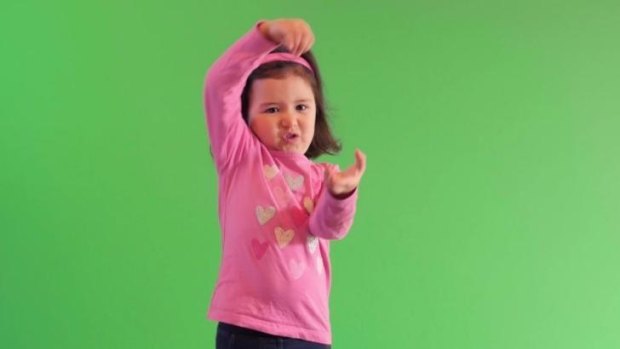 Brisbane three-year-old 'Olor' performs ???the most intense motivational speech of all-time.???
