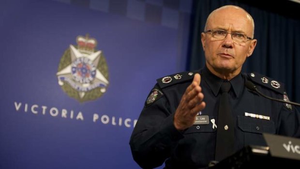 Victorian Police Commissioner Ken Lay.
