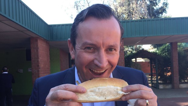 Will Mark McGowan be chowing down on his own 'democracy sausage" on Saturday.