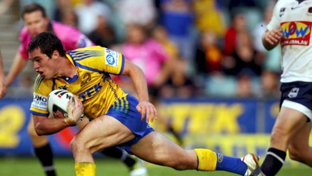 Hot property ... Daniel Mortimer says he’s happy to have settled his immediate future with the Eels after being tempted by the Bulldogs, where his father and uncles made the Mortimer surname famous.