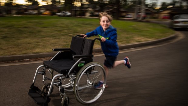 Lennon Maher is running in the City2Surf this year to raise funds to provide wheelchairs for disabled children in Sri Lanka. 