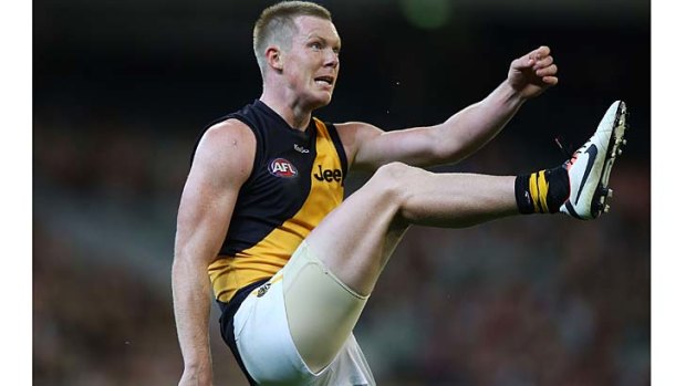 Jack Riewoldt is proving extremely durable, having not missed a game in the past four years.