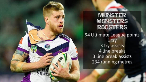 Not bad for a second-choice No.1: Cameron Munster.