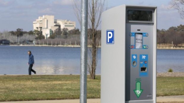The rollout of Parking metres in the Parliamentary Triangle is almost complete - but some will be paying more than others.