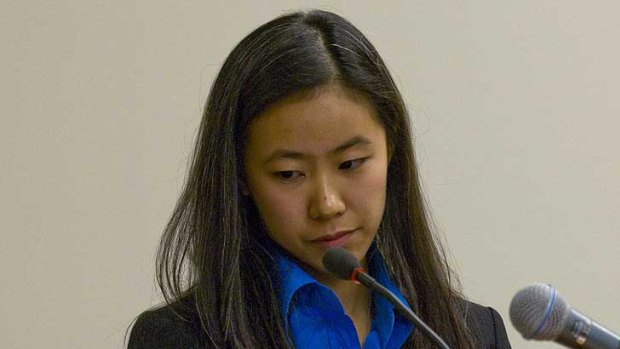 Key witness Molly Wei in court ...  "Initially we were saying we couldn’t tell anyone what happened."