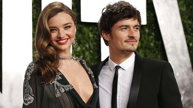 Miranda Kerr and Orlando Bloom earlier this year.