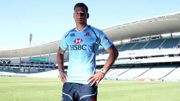 New horizons: Israel Folau has not ruled out a return to rugby league.