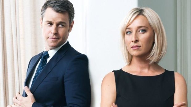 Stellar cast: Rodger Corser and Asher Keddie in <i>Party Tricks</i>.