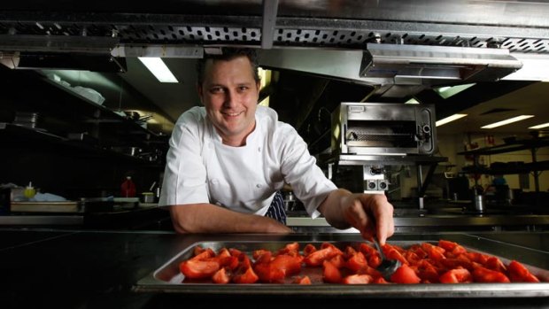 Steven Krasicki, executive chef of Altitude Restaurant at Sydney's Shangri-La hotel.