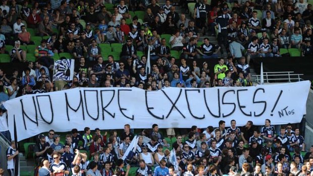 The time has arrived &#8230; Melbourne Victory fans made a strong point about their team in the match against Gold Coast. The game's governing body also needs to act following the release of the Smith review.