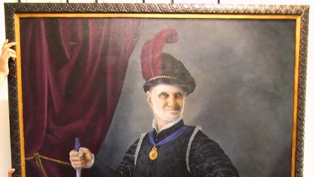 Victor Alejandro Peralta's portrait of Alan Finney.