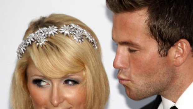 Engaging remark ... Paris Hilton hints at a future wedding for her and boyfriend Doug Reinhardt.