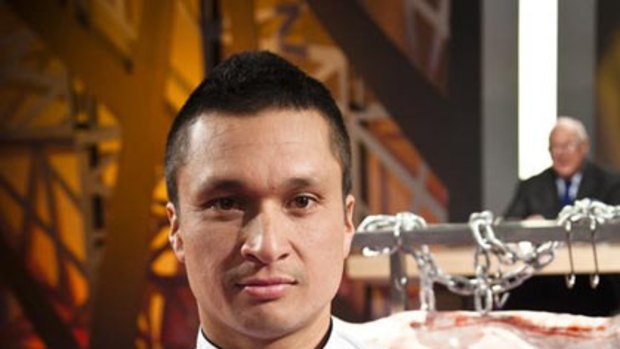 Perth chef Herb Faust has become the first challenger to take out the Iron Chef.
