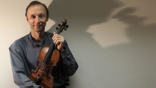 Sydney Symphony violinist Dene Olding.