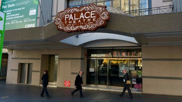 Palace Theatre, Bourke St Melbourne.