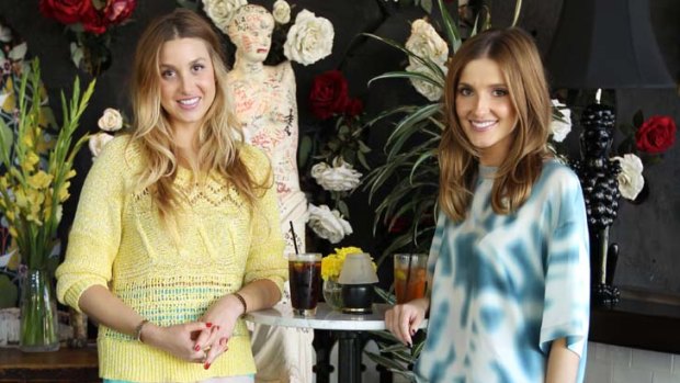 Career in bloom ...  Whitney Port and Kate Waterhouse.
