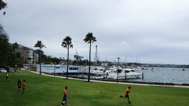 On a monthly lease: The Elizabeth Bay marina. 
