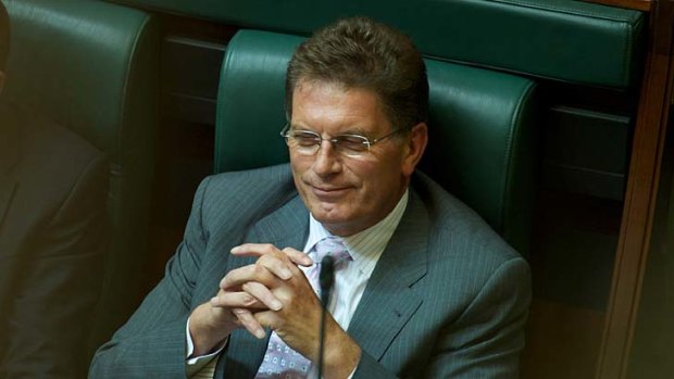 On the backbench: Ted Baillieu.