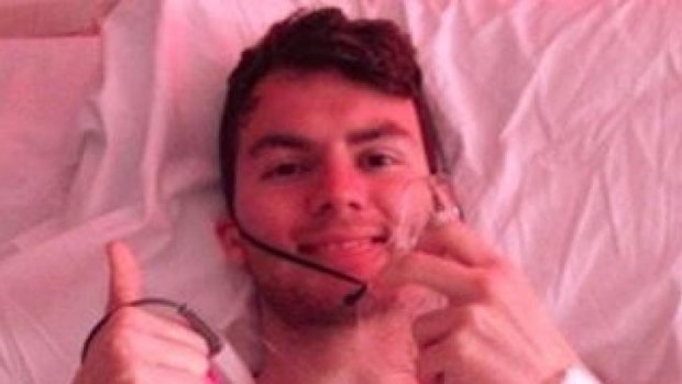 Stephen Sutton pictured on his Facebook page.