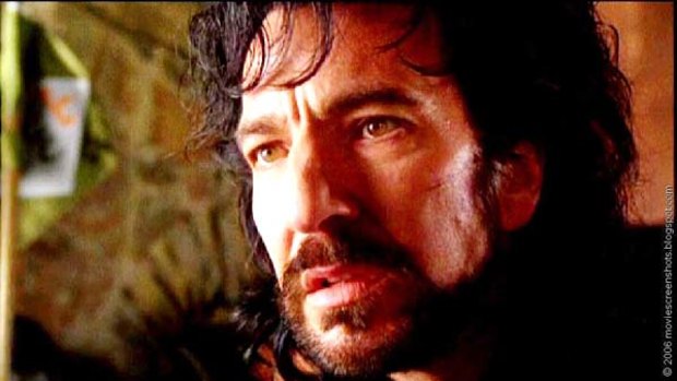Alan Rickman as the Sheriff of Nottingham in Robin Hood: Prince of Thieves.