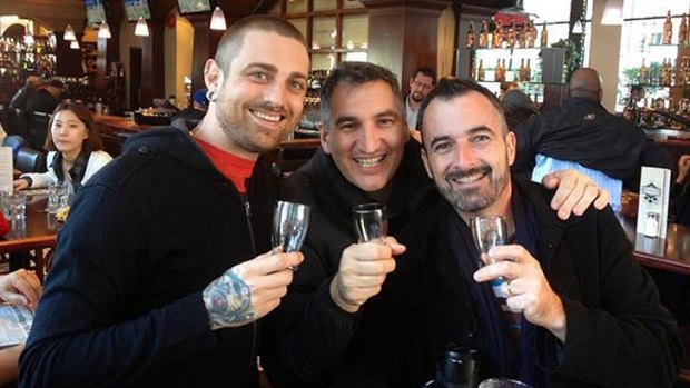 Slightly Twisted Refreshments owners Nicholas Heard, Diego Frigerios and Patrick Boucher.